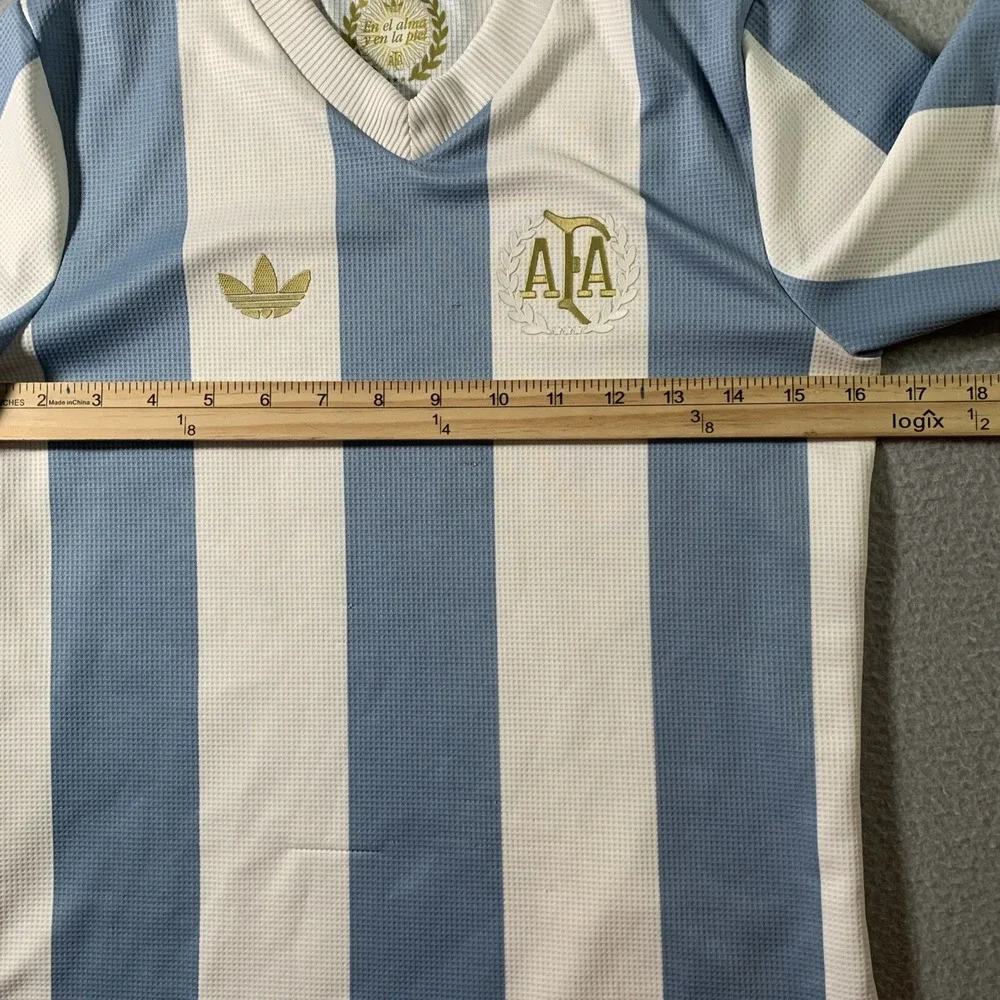 Adidas AEROREADY Argentina 50th Anniversary Soccer Jersey 11-12y/152 US MEDIUM
